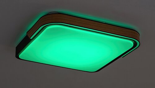 Rabalux 71146 Arild LED Moderní stropní svítidlo | RGB | Variabilní | Stmívatelné | 48W | Bílá | Černá