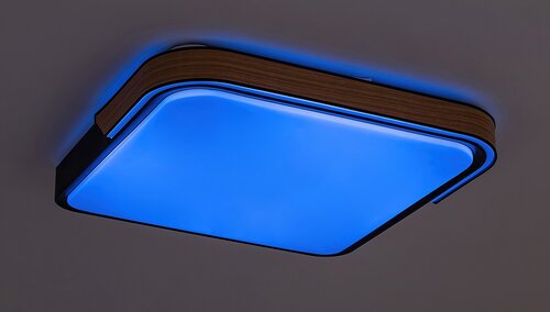 Rabalux 71146 Arild LED Moderní stropní svítidlo | RGB | Variabilní | Stmívatelné | 48W | Bílá | Černá