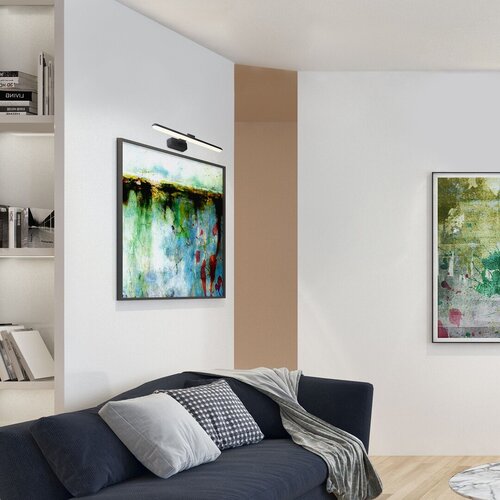 Rabalux 71147 Nabil LED Moderní nástěnní svítidlo | Přírodní bílá | 1,5W | Bílá | Černá