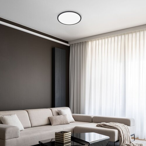 Rabalux 71158 Ezio LED Přisazené stropní svítidlo | Teplá bílá | Stmívatelné | 36W | Bílá | Černá | 9