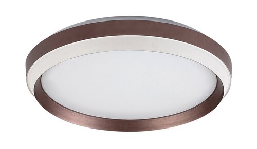Rabalux 71159 Fontana LED Moderní stropní svítidlo | Teplá bílá | 24W | Bílá | Hnědá
