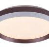Rabalux 71159 Fontana LED Moderní stropní svítidlo | Teplá bílá | 24W | Bílá | Hnědá