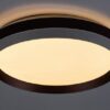 Rabalux 71159 Fontana LED Moderní stropní svítidlo | Teplá bílá | 24W | Bílá | Hnědá