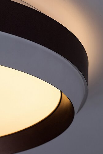 Rabalux 71159 Fontana LED Moderní stropní svítidlo | Teplá bílá | 24W | Bílá | Hnědá