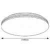 Rabalux 71177 Oscar2 LED Moderní stropní svítidlo | Teplá bílá | 18W | Bílá