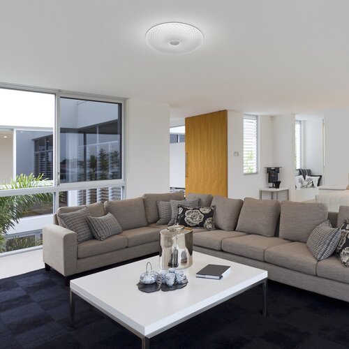 Rabalux 71184 Galeti2 LED Moderní stropní svítidlo | Přírodní bílá | 24W | Bílá | Kov | Stříbrná