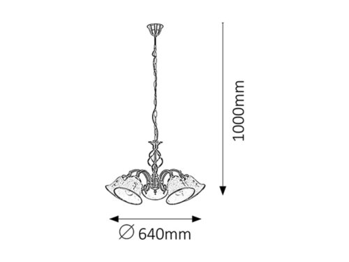 Rabalux 7175 Art flower Lustr | E14