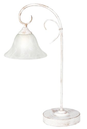 Rabalux 7187 Katherine Retro stolní lampa | E27 | Bílá