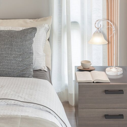Rabalux 7187 Katherine Retro stolní lampa | E27 | Bílá