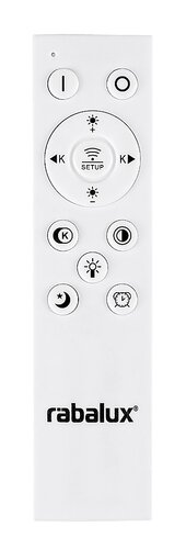 Rabalux 72009 Irelia LED Moderní stropní svítidlo | Variabilní | Stmívatelné | 5,5W | Bílá | Chrom | Kov