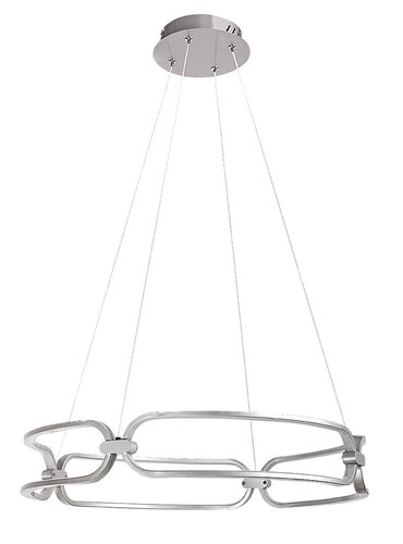 Rabalux 72010 Fringilla LED Moderní stropní svítidlo | Přírodní bílá | 67W | Bílá | Chrom | Kov
