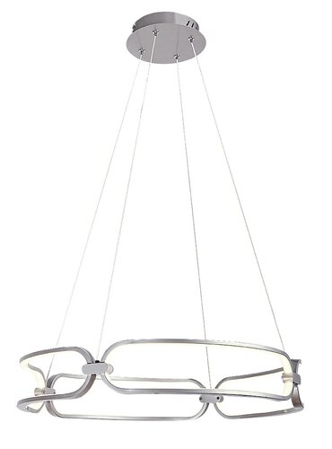 Rabalux 72010 Fringilla LED Moderní stropní svítidlo | Přírodní bílá | 67W | Bílá | Chrom | Kov