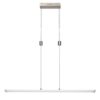 Rabalux 72011 Temperius LED Moderní stropní svítidlo | RGB | Teplá bílá | Stmívatelné | 24W | Bílá | Chrom | Kov