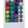 Rabalux 72011 Temperius LED Moderní stropní svítidlo | RGB | Teplá bílá | Stmívatelné | 24W | Bílá | Chrom | Kov