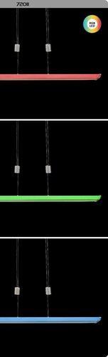 Rabalux 72011 Temperius LED Moderní stropní svítidlo | RGB | Teplá bílá | Stmívatelné | 24W | Bílá | Chrom | Kov
