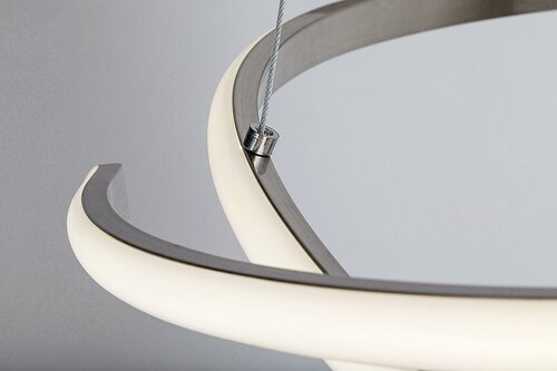 Rabalux 72020 Esilda LED Moderní stropní svítidlo | Přírodní bílá | 42W | Bílá | Chrom | Kov