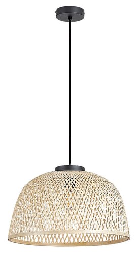 Rabalux 72025 Rattan Dřevěný lustr | E27 | Černá