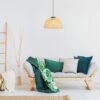 Rabalux 72025 Rattan Dřevěný lustr | E27 | Černá