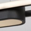Rabalux 72030 Contessa LED Moderní stropní svítidlo | Přírodní bílá | 48W | Bílá | Černá