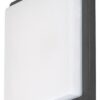 Rabalux 7204 Ontario LED Nástěnné venkovní světlo | Přírodní bílá | 8W | Bílá | Černá