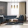 Rabalux 72153 Roxas Moderní stropní svítidlo | E27 | Barevný kov | Černá | Měď