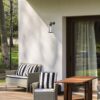Rabalux 7238 Dubrovnik Nástěnné venkovní světlo | E27 | Černá