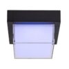 Rabalux 7247 Durbe LED Nástěnné venkovní světlo | RGB | Variabilní | Stmívatelné | 10W | Bílá | Černá