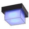 Rabalux 7247 Durbe LED Nástěnné venkovní světlo | RGB | Variabilní | Stmívatelné | 10W | Bílá | Černá
