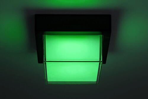 Rabalux 7247 Durbe LED Nástěnné venkovní světlo | RGB | Variabilní | Stmívatelné | 10W | Bílá | Černá