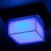 Rabalux 7247 Durbe LED Nástěnné venkovní světlo | RGB | Variabilní | Stmívatelné | 10W | Bílá | Černá