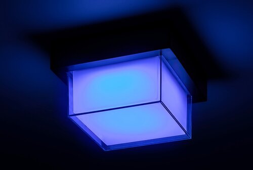 Rabalux 7247 Durbe LED Nástěnné venkovní světlo | RGB | Variabilní | Stmívatelné | 10W | Bílá | Černá