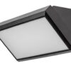 Rabalux 7282 Rapla LED Nástěnné venkovní světlo | Přírodní bílá | 12W | Bílá | Černá