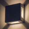 Rabalux 7318 Lippa LED Nástěnné venkovní světlo | Teplá bílá | 6W | Bílá