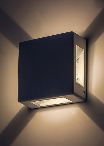 Rabalux 7318 Lippa LED Nástěnné venkovní světlo | Teplá bílá | 6W | Bílá