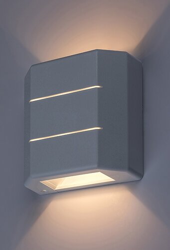 Rabalux 7320 Lippa LED Nástěnné venkovní světlo | Teplá bílá | 6W | Bílá