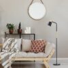 Rabalux 74003 Azim Stojací lampa | E27 | Černá