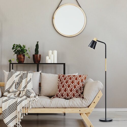 Rabalux 74003 Azim Stojací lampa | E27 | Černá