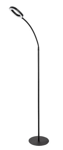 Rabalux 74004 Rader LED Stmívatelná stojací lampa | Teplá bílá | Stmívatelné | 11W | Bílá | Černá