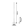 Rabalux 74005 Luigi LED Stmívatelná stojací lampa | Teplá bílá | Stmívatelné | 18W | Bílá | Černá
