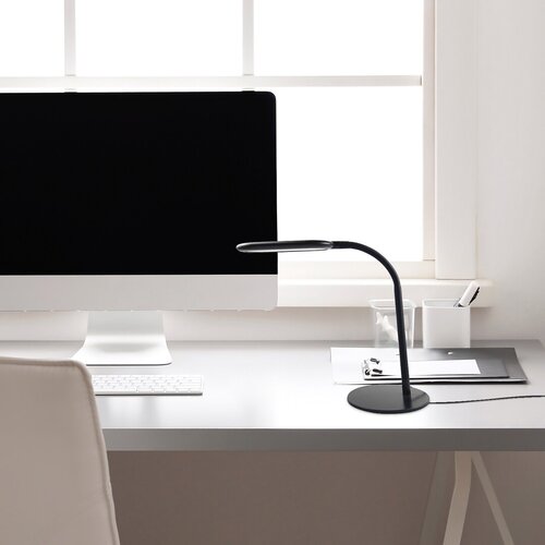 Rabalux 74007 Adelmo LED Moderní stolní lampička | Variabilní | Stmívatelné | 10W | Bílá | Černá