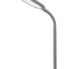 Rabalux 74008 Adelmo LED Moderní stolní lampička | Variabilní | Stmívatelné | 10W | Bílá | Šedá