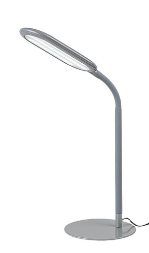 Rabalux 74008 Adelmo LED Moderní stolní lampička | Variabilní | Stmívatelné | 10W | Bílá | Šedá