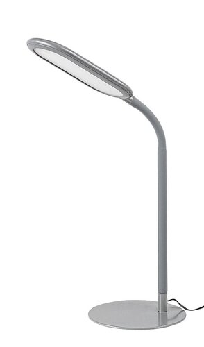 Rabalux 74008 Adelmo LED Moderní stolní lampička | Variabilní | Stmívatelné | 10W | Bílá | Šedá