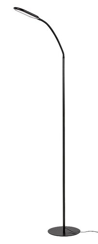 Rabalux 74009 Adelmo LED Stmívatelná stojací lampa | Variabilní | Stmívatelné | 10W | Bílá | Černá