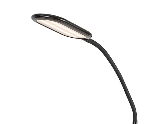 Rabalux 74009 Adelmo LED Stmívatelná stojací lampa | Variabilní | Stmívatelné | 10W | Bílá | Černá