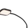 Rabalux 74009 Adelmo LED Stmívatelná stojací lampa | Variabilní | Stmívatelné | 10W | Bílá | Černá