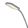 Rabalux 74010 Adelmo LED Stmívatelná stojací lampa | Variabilní | Stmívatelné | 10W | Bílá | Šedá