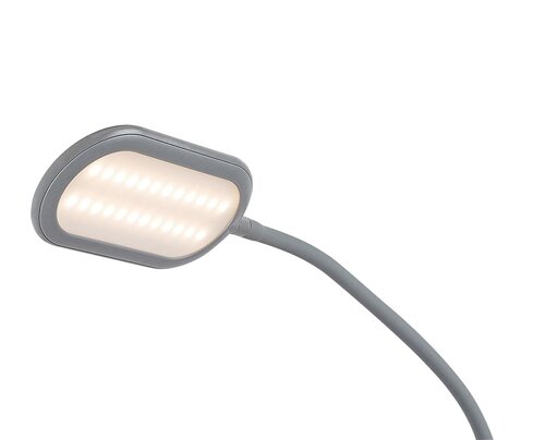 Rabalux 74010 Adelmo LED Stmívatelná stojací lampa | Variabilní | Stmívatelné | 10W | Bílá | Šedá