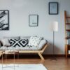 Rabalux 74011 Izander Moderní stojací lampa | E27 | Bílá | Černá