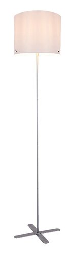 Rabalux 74012 Izander Moderní stojací lampa | E27 | Bílá | Kov | Stříbrná